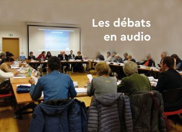 Conseil municipal : débats en audio